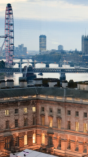 Somerset House and London skyline