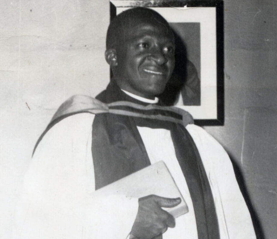 Desmond TuTu at King's College.