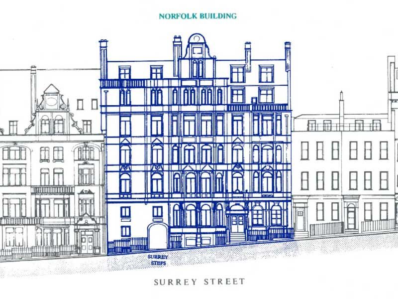 Norfolk Building, Surrey Street.