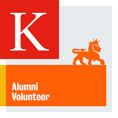 Alumni Volunteer badge.