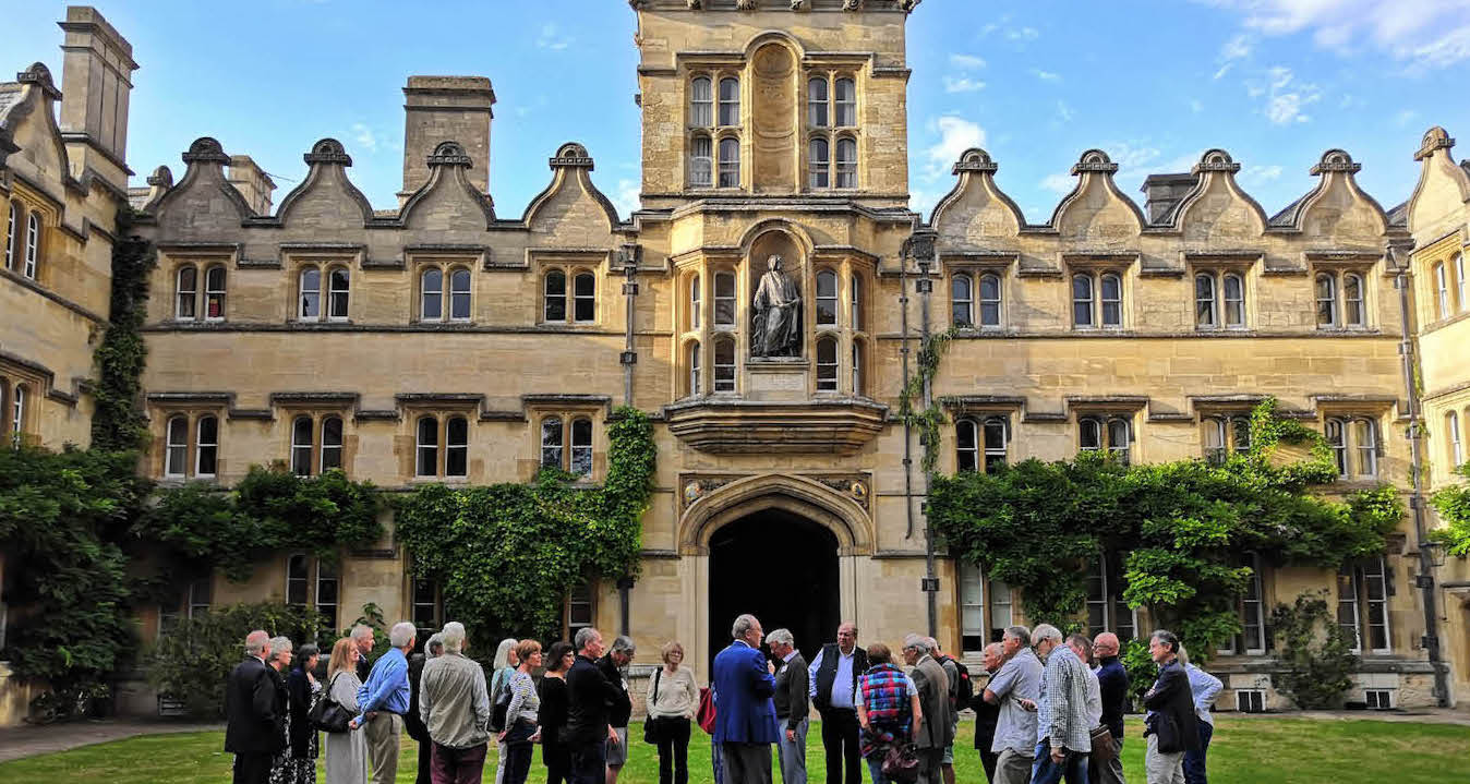 Group visiting Oxford